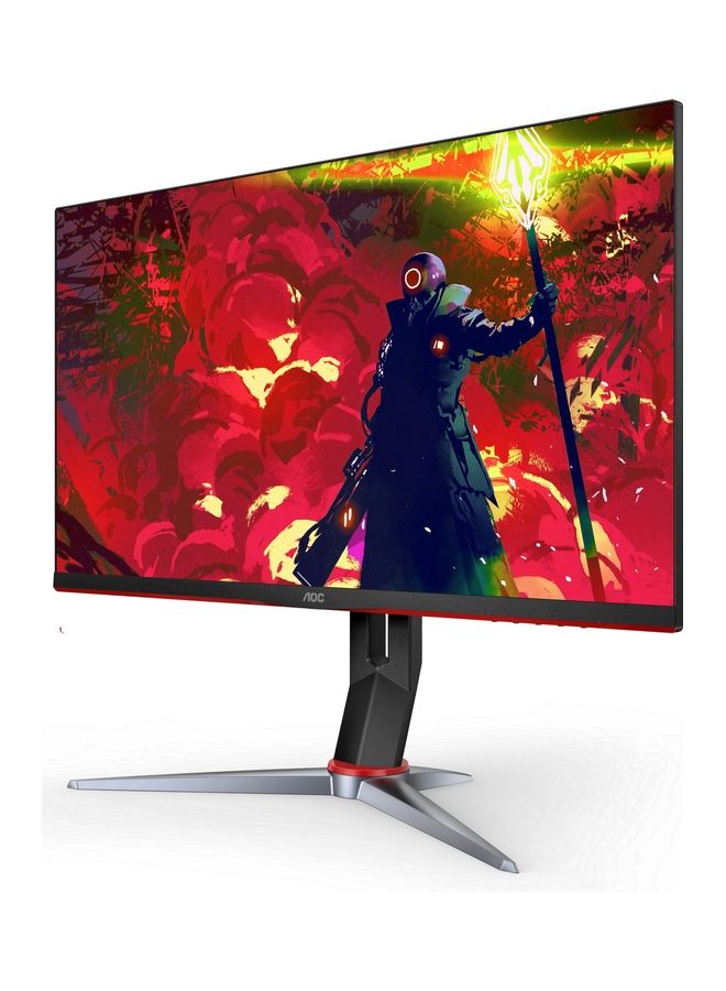 AOC 27" Inch Q27G2SD Gaming Monitor 2K QHD 2560x1440, DisplayHDR 400, IPS Panel Type, 170Hz Refresh Rate, 1ms Response Time, G-Sync Compatible, Adjustable Stand | ms Response Time, G-Sync Compatible, Adjustable Stand | Black & Red  - Image 3