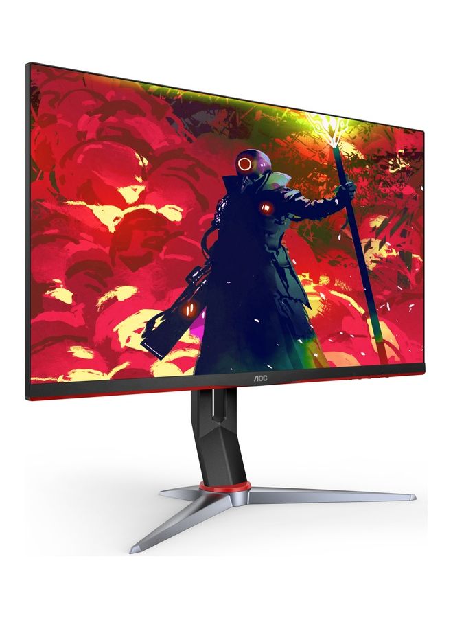 AOC - 27" Inch Q27G2SD Gaming Monitor 2K QHD 2560x1440, DisplayHDR 400, IPS Panel Type, 170Hz Refresh Rate, 1ms Response Time, G-Sync Compatible, Adjustable Stand | ms Response Time, G-Sync Compatible, Adjustable Stand | Black & Red - Image 1