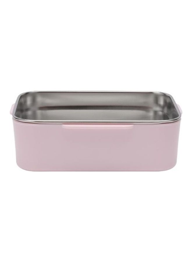 Royalford Lunch Box With Cutlery And Transparent Lid Pink pink 18.6x13.5x7cm  - Image 4