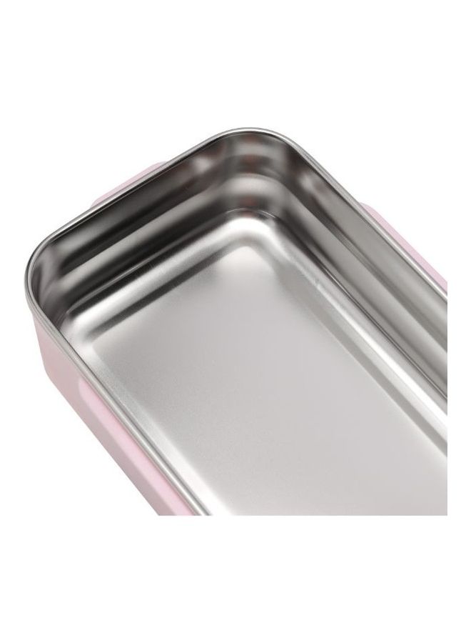 Royalford Lunch Box With Cutlery And Transparent Lid Pink pink 18.6x13.5x7cm  - Image 5