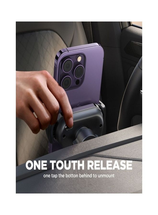 JOYROOM - Car Phone Holder Air Vent Phone Mount 360 Degree Rotateable Flexible Compatible With iPhone 14 13 12 Series Galaxy S23 S22 S21 Black - Image 1