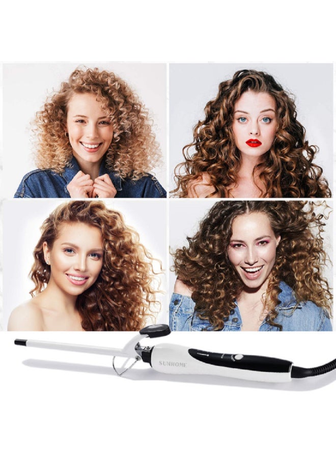 Sunhome - Professional Thin Hair Curler 9mm White/Black 400ml - Image 1