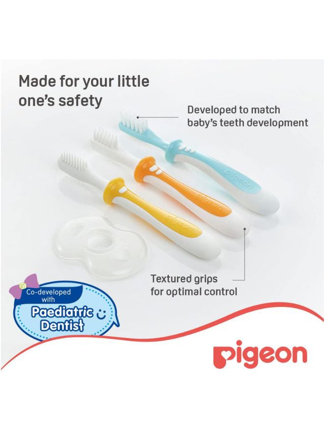 pigeon 3-Piece Lesson 123 Training Toothbrush Set  - Image 5