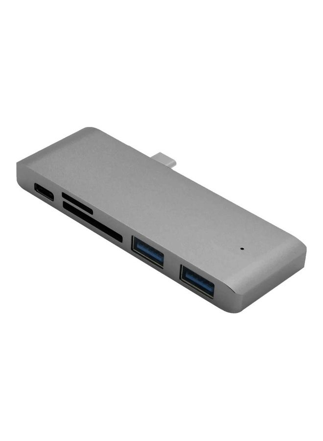 MARGOUN Type-C Card Reader And Hub Silver - Image 3