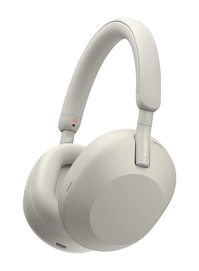 Sony WH-1000XM5 Wireless Noise-Cancelling Headphones Platinum Silver 