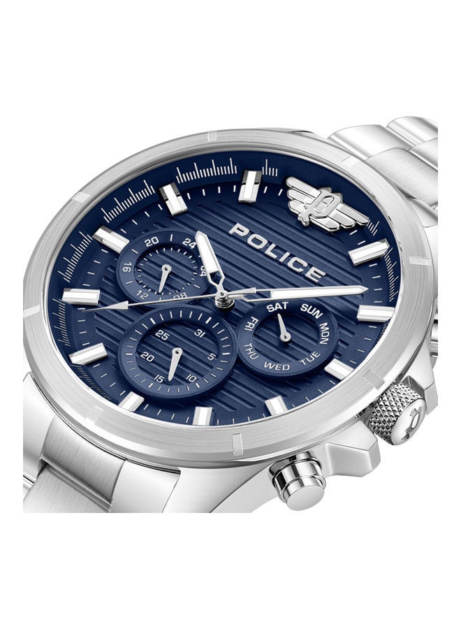 POLICE Men's Analog Round Shape Stainless Steel Wrist Watch PEWJK2227804 - 45 Mm - Image 3