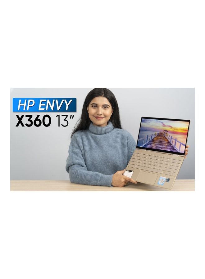 HP - 2023 Newest Slim Envy Convertible-2-In-1 Laptop With 13.3-Inch Display, Core i7-1250U Processor/8GB RAM/1TB SSD/Intel Iris XE Graphics/Windows 11 Pro English/Arabic Silver - Image 1