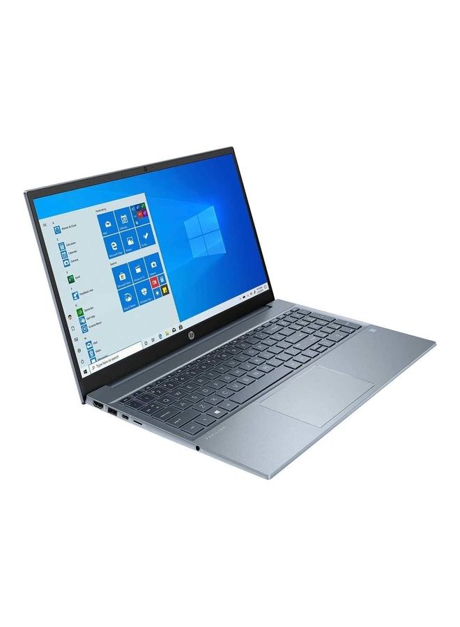 HP - 2023 Newest Slim Pavilion Touchscreen Laptop With 15.6-Inch Display, Core i7-1255U Processor/32GB RAM/1TB NVMe SSD/2GB NVIDIA GeForce MX550 Graphics Card/Windows 11 Pro English/Arabic Blue - Image 1