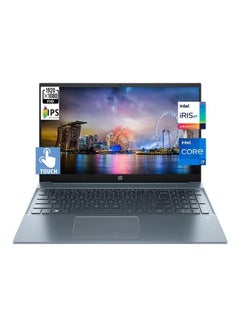 2023 Newest Slim Pavilion Touchscreen Laptop With 15.6-Inch Display, Core i7-1255U Processor/32GB RAM/1TB NVMe SSD/2GB NVIDIA GeForce MX550 Graphics Card/Windows 11 Pro English/Arabic Blue
