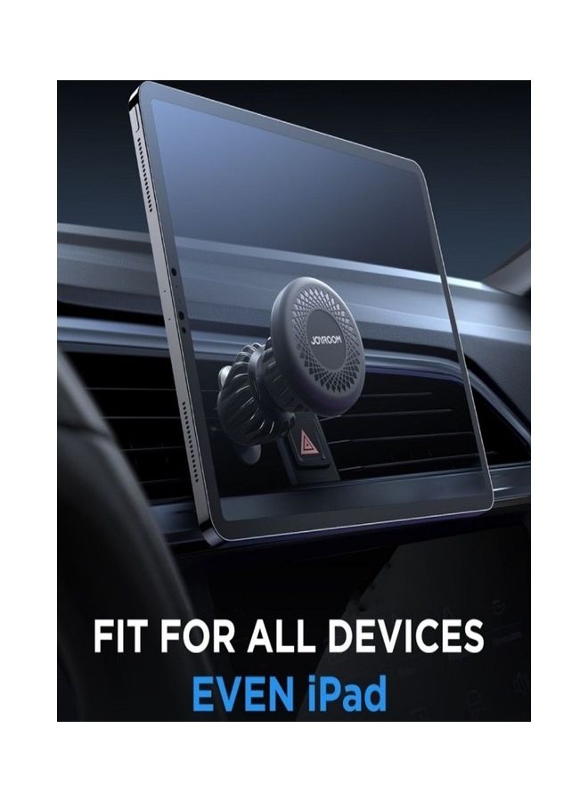 JOYROOM Magnetic Car Phone Holder Adjustable Mount For Air Vent Compatible With iPhone 14 13 12 11 Series Galaxy S23 S22 S21 S2 Black  - Image 2