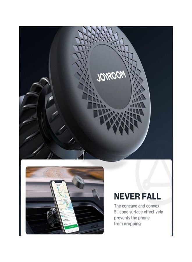 JOYROOM Magnetic Car Phone Holder Adjustable Mount For Air Vent Compatible With iPhone 14 13 12 11 Series Galaxy S23 S22 S21 S2 Black  - Image 5