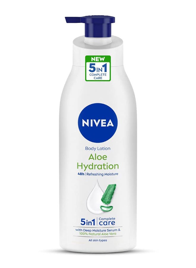 Nivea 5in 1 Complete Care With Aloe & Hydration Body Lotion 400ml - Image 1