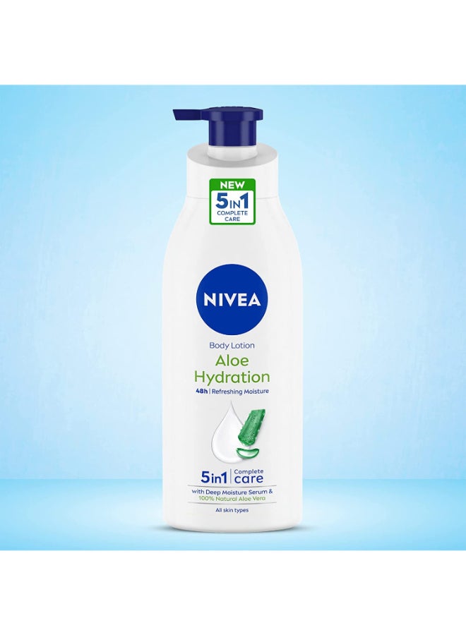 Nivea 5in 1 Complete Care With Aloe & Hydration Body Lotion 400ml - Image 2