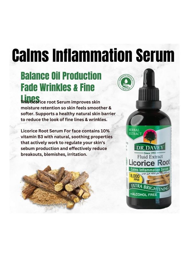 دكتور دافي مجموعة العناية بالبشرة بجذر عرق السوس لتفتيح البشرة ومكافحة الشيخوخة وعلاج حب الشباب وتنظيف البقع السوداء وإزالة البثور وتنظيف عميق وتهدئة الالتهابات - Image 5