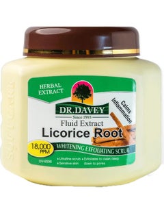 DR. DAVEY Licorice Root Whitening Exfoliating Body And Face Scrub For All Type Skin 550grams  - Image 1