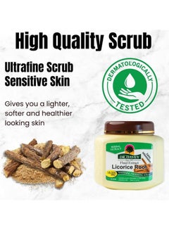 DR. DAVEY Licorice Root Whitening Exfoliating Body And Face Scrub For All Type Skin 550grams  - Image 4