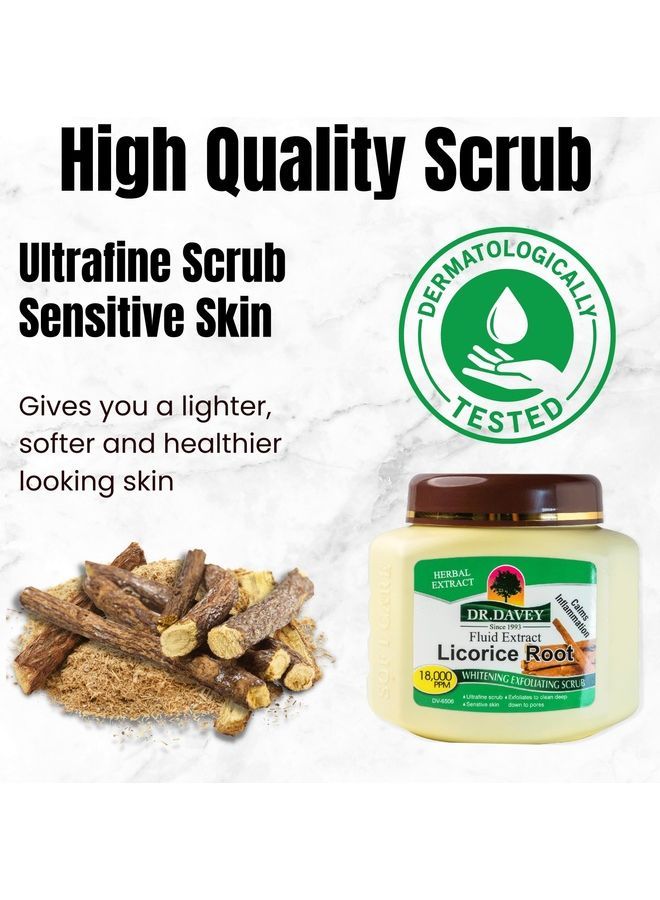 دكتور دافي مقشر عرق السوس لتقشير الجسم والوجه وتبييضه لجميع أنواع البشرة - Image 4