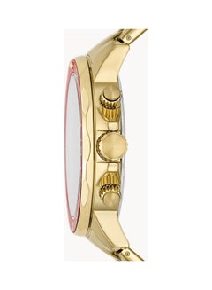 FOSSIL men Gold Tone Stainless Steel Wrist Watch  - Image 2