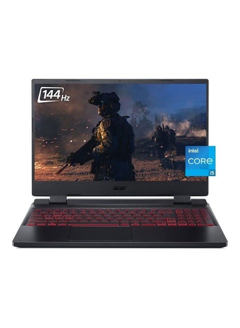 Nitro 5 Gaming Laptop With 17.3-Inch Display, 12-Core i5-12500H Processor/16GB RAM/1TB SSD/4GB Nvidia GeForce RTX 3050 Graphics Card/Windows 11 English Black