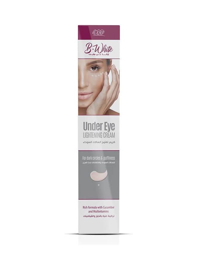B-White Eva Under-Eye Lightening Cream 20grams - Image 2