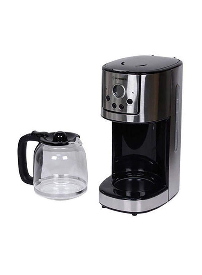 HOMMER - Digital Coffee Maker With 4 Function Buttons 1.5 L 900.0 W HSA241-02 Grey - Image 1