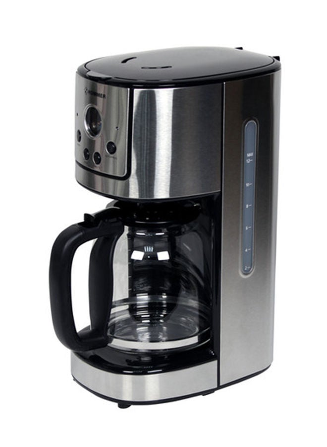HOMMER - Digital Coffee Maker With 4 Function Buttons 1.5 L 900.0 W HSA241-02 Grey - Image 1