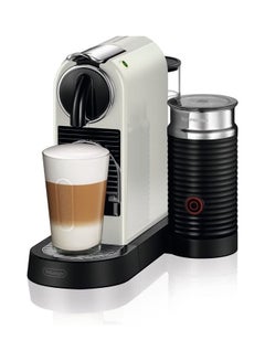 DeLonghi Citiz Coffee Machine with Integrated Aeroccino milk frother 1 L 1710 W EN267.WAE White