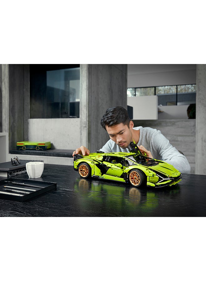 LEGO - 6288789 Technic Lamborghini Sián Fkp 37 (42115), Engaging Building Project For Adults, Build And Display This Distinctive Lego Model Sián Fkp 37, A True Representation Of The Original Super Sports Car (3,696 Pieces) 16+ Years 18+ years - Image 1