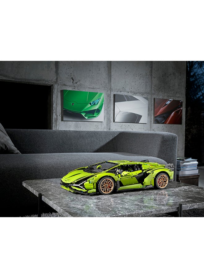 LEGO - 6288789 Technic Lamborghini Sián Fkp 37 (42115), Engaging Building Project For Adults, Build And Display This Distinctive Lego Model Sián Fkp 37, A True Representation Of The Original Super Sports Car (3,696 Pieces) 16+ Years 18+ years - Image 1