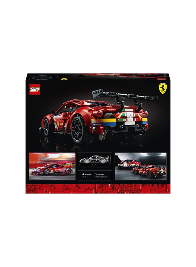 LEGO - 42125 Technic Ferrari 488 Gte “Af Corse #51” 42125 Building Kit (1,677 Pieces) 1677 18+ years - Image 1