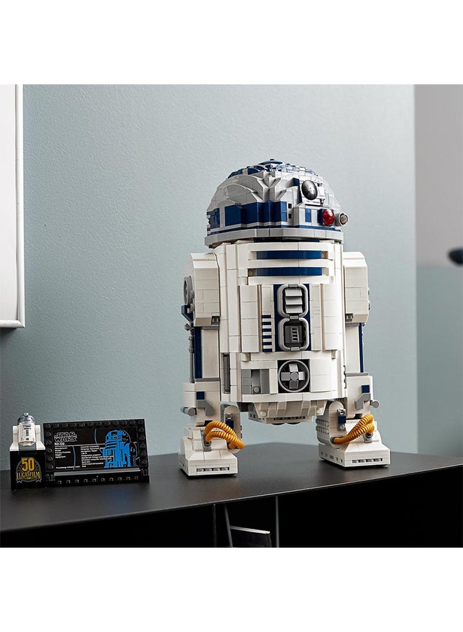 6332984 Star Wars™ R2-D2™ 75308 Building Kit; Creative Building Kit; Collectible Star Wars Building Set For Adults And A Fun Holiday Gift, Birthday Present Or Surprise Treat For Star Wars Fans (2,314 Pieces) 2314 18+ years - https://f.nooncdn.com/p/v1683013337/N48604993A_4.jpg?format=jpg&width=original