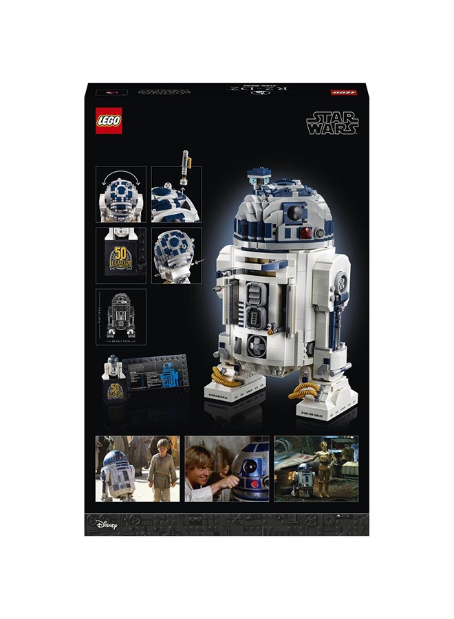 6332984 Star Wars™ R2-D2™ 75308 Building Kit; Creative Building Kit; Collectible Star Wars Building Set For Adults And A Fun Holiday Gift, Birthday Present Or Surprise Treat For Star Wars Fans (2,314 Pieces) 2314 18+ years - https://f.nooncdn.com/p/v1683013338/N48604993A_6.jpg?format=jpg&width=original