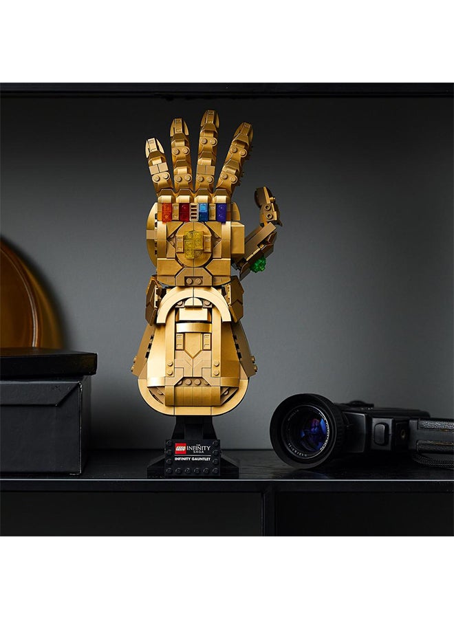 LEGO - 6332679 Marvel Infinity Gauntlet Collectible Building Kit; Thanos Right Hand Gauntlet Model With Infinity Stones; As Featured In Marvel Studios’ Avengers: Infinity War And Avengers: Endgame Movies (590 Pieces) 76191 590 18+ years - Image 1