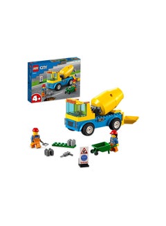 LEGO 60325 City Cement Mixer Truck 60325 Building Kit (85 Pieces) 4 ...