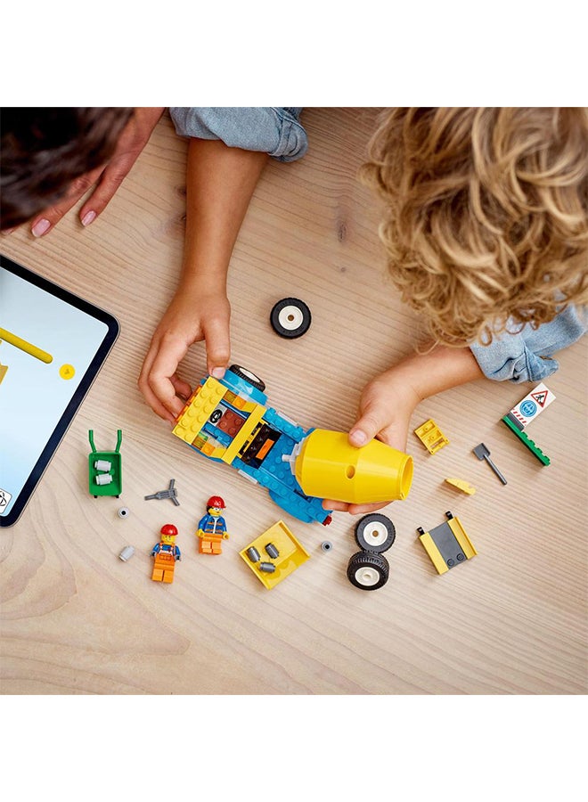 LEGO 60325 City Cement Mixer Truck 60325 Building Kit (85 Pieces) 85 4+ Years - Image 3