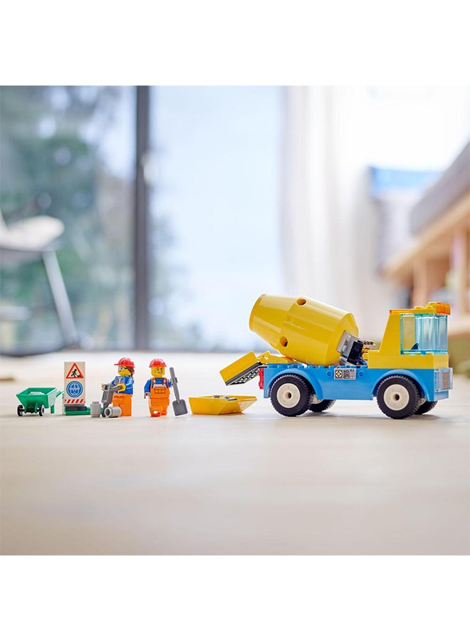 LEGO 60325 City Cement Mixer Truck 60325 Building Kit (85 Pieces) 85 4+ Years - Image 4
