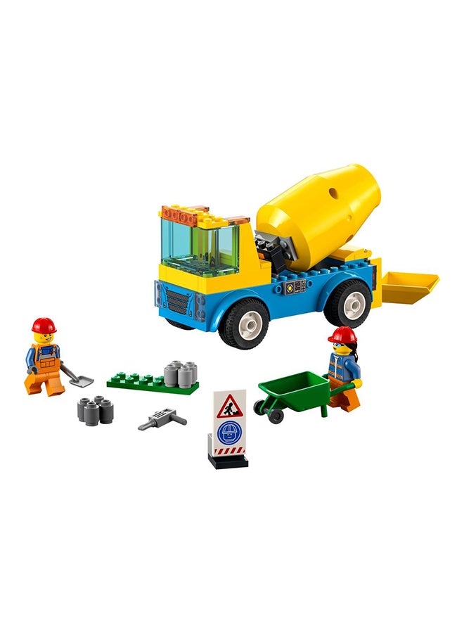 LEGO 60325 City Cement Mixer Truck 60325 Building Kit (85 Pieces) 85 4+ Years - Image 5