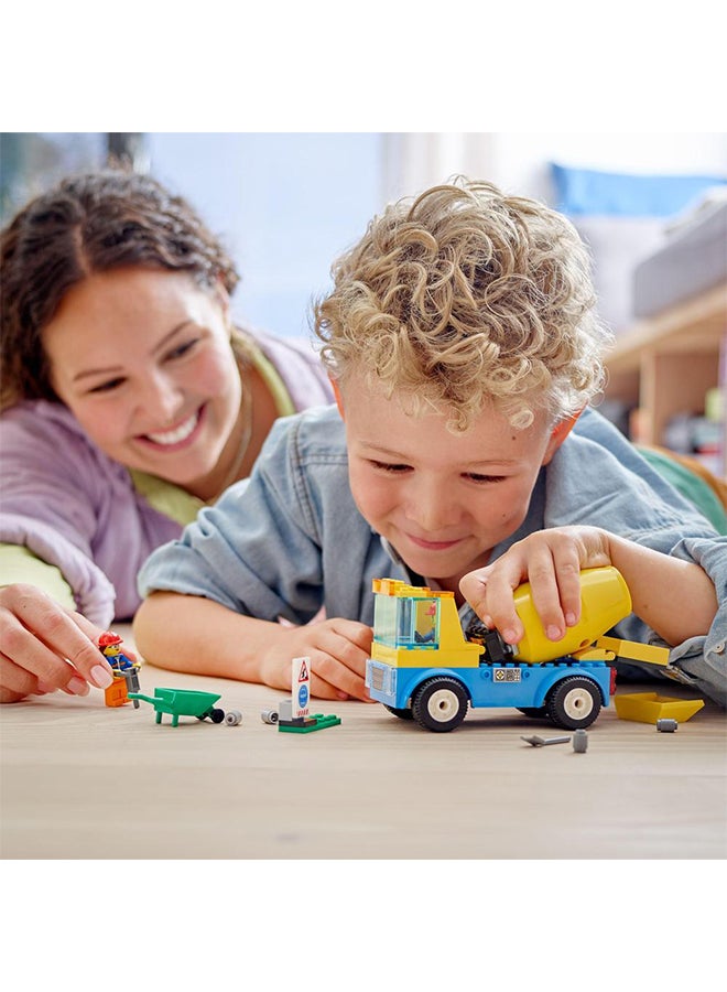 LEGO 60325 City Cement Mixer Truck 60325 Building Kit (85 Pieces) 85 4+ Years - Image 2