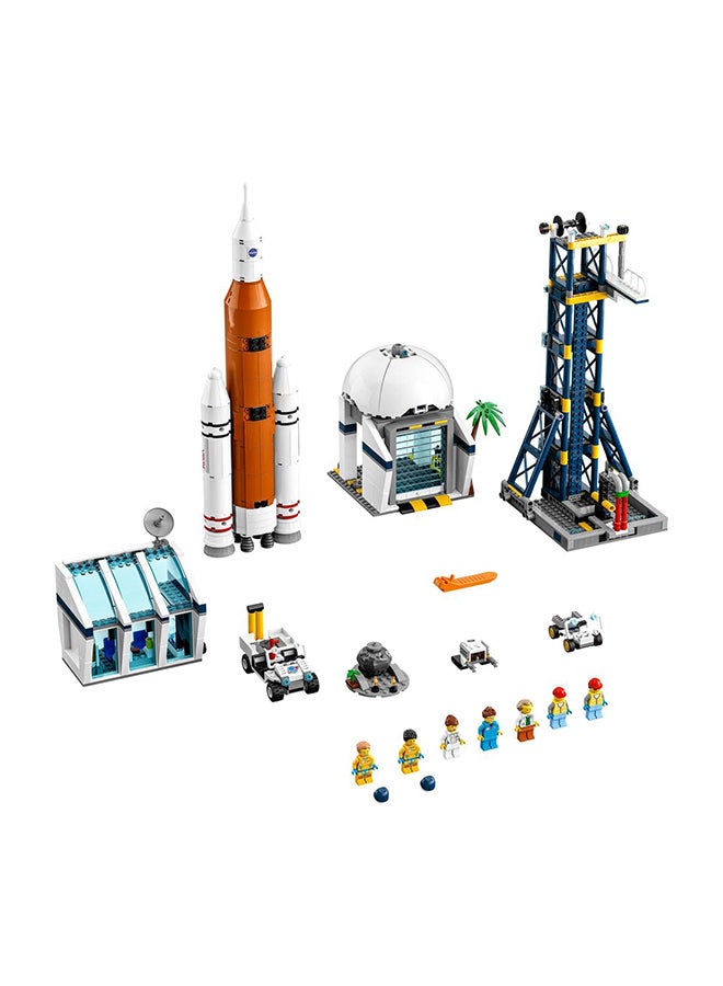 LEGO - 60351 City Rocket Launch Centre: NASA-Inspired Space Playset with Rocket,Building Set includes  Launch Tower, Observatory, and 6" Minifigures, Suitable for Kids Aged 7+ (1010 pcs) - 60351 1010 7+ Years - Image 1