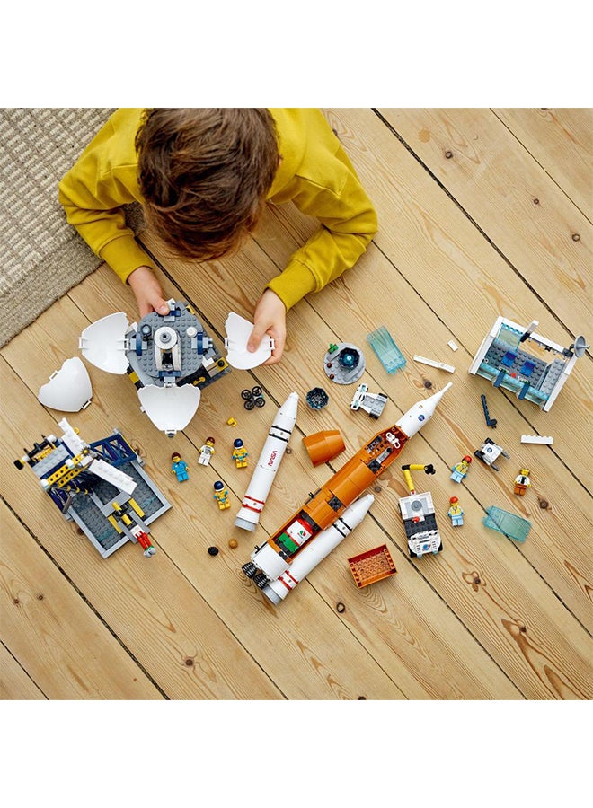 LEGO - 60351 City Rocket Launch Centre: NASA-Inspired Space Playset with Rocket,Building Set includes  Launch Tower, Observatory, and 6" Minifigures, Suitable for Kids Aged 7+ (1010 pcs) - 60351 1010 7+ Years - Image 1