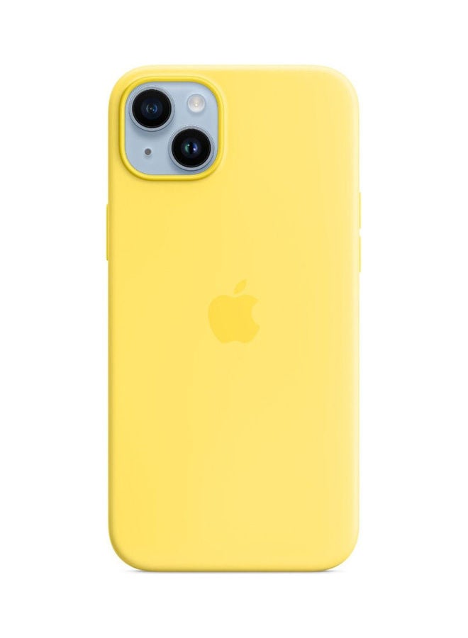 Apple iPhone 14 Silicone Case with MagSafe Canary Yellow