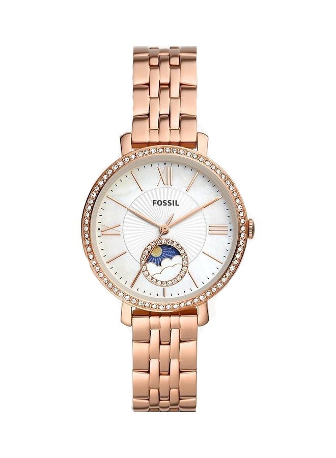 FOSSIL Women's Analog Round Shape Stainless Steel Wirst Watch ES5165 36 mm  - Image 1