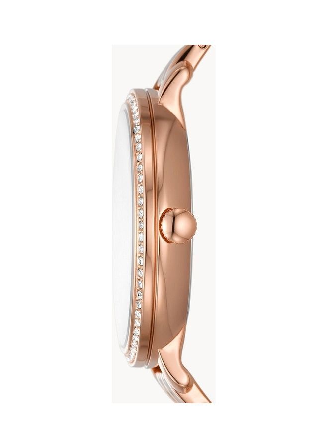 FOSSIL Women's Analog Round Shape Stainless Steel Wirst Watch ES5165 36 mm  - Image 2