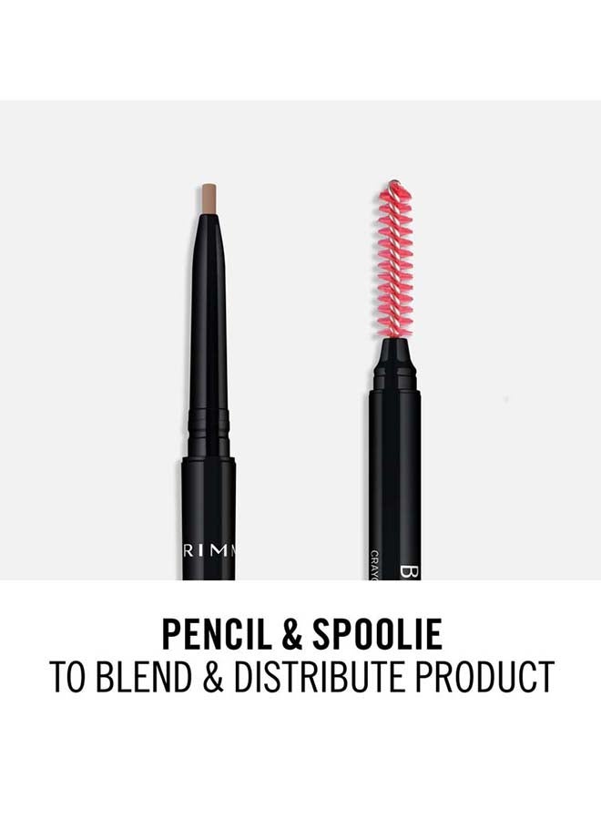 RIMMEL LONDON - Brow Pro Microdefiner Pencil – 001 –Blonde - Image 1