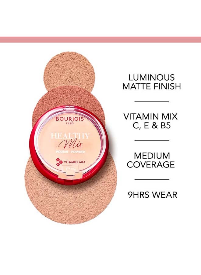 BOURJOIS PARIS Healthy Mix Anti-Fatigue Powder 02 Ivoire doré  - Image 4