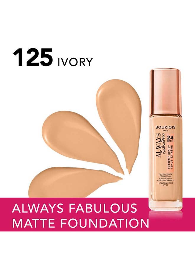 Always Fabulous 24Hrs Liquid Foundation SPF20 125 Ivory - v1683033975/N40840652A_3