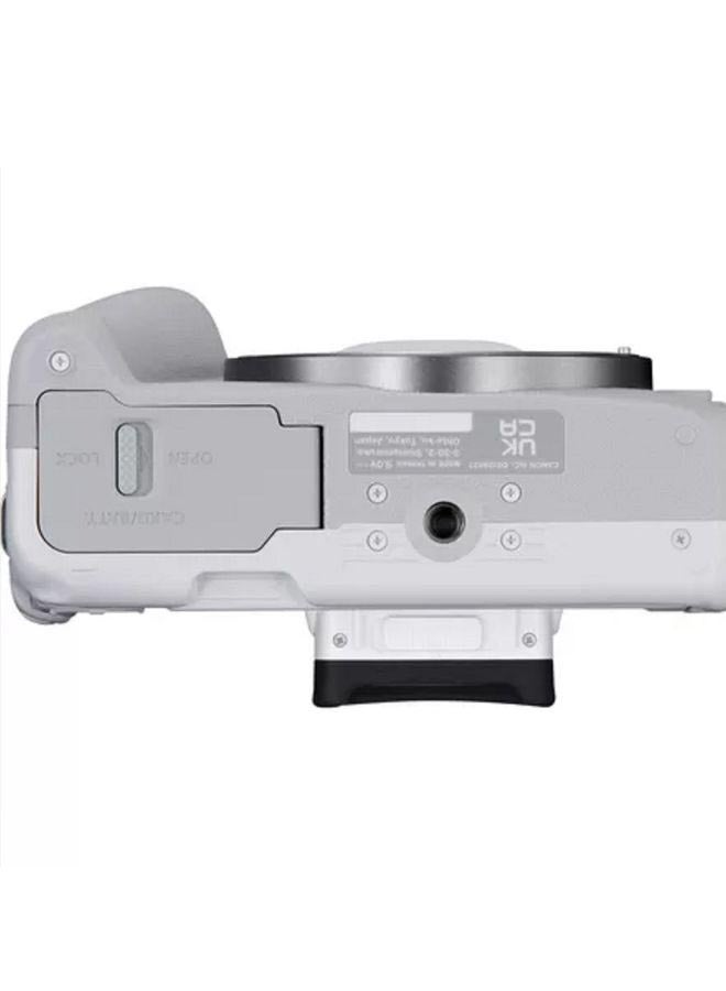 Canon - Eos R50 Mirrorless Camera And Rf-S 18-45Mm F4.5-6.3 Is Stm Lens White - Image 1