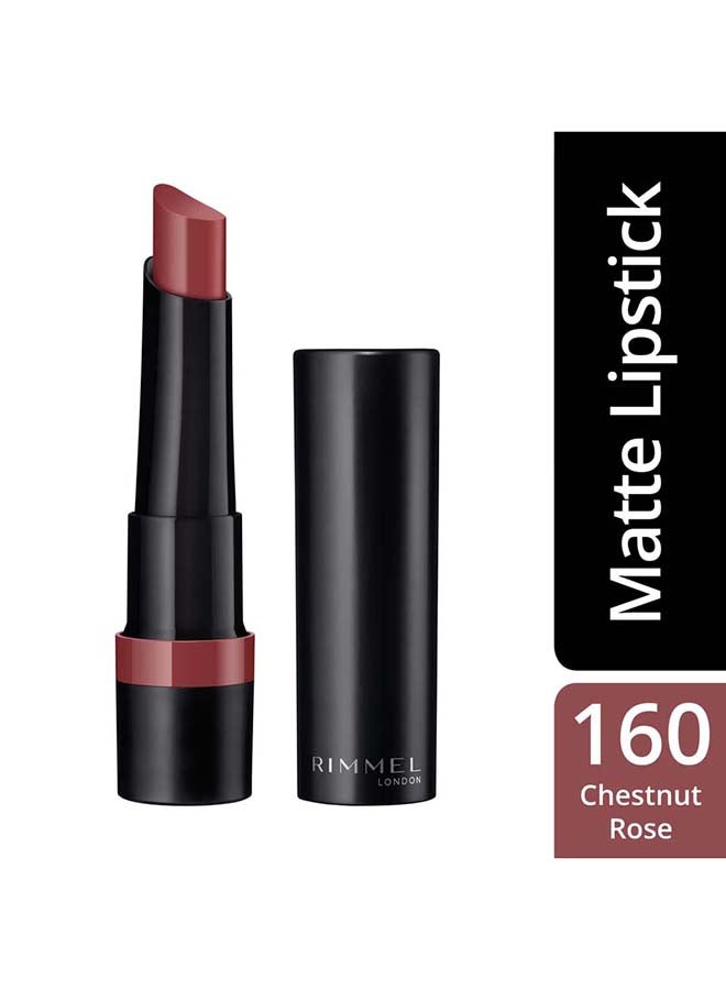 RIMMEL LONDON - Long Lasting Finish Matte Lipstick 2.3 g 160 Chestnut Rose - Image 1