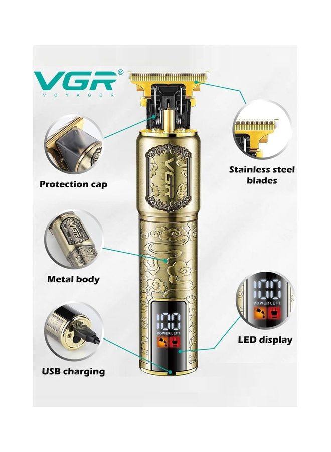 في جي آر ماكينة قص الشعر الاحترافية ذهبي - Image 2