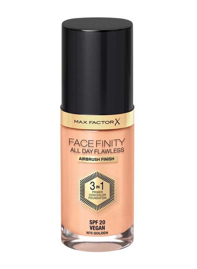 Max Factor - Facefinity All Day Flawless Foundation SPF20 75 Golden - Image 1